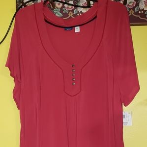 NEW Deep Red Blouse,